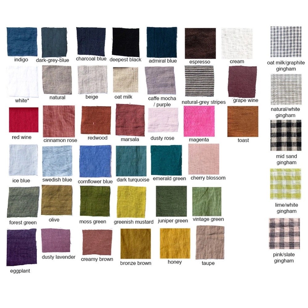 Not Perfect Linen fabric samples